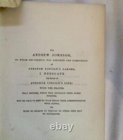 The Life Of Abraham Lincoln, J. G. Holland 1866, Civil War, Americana