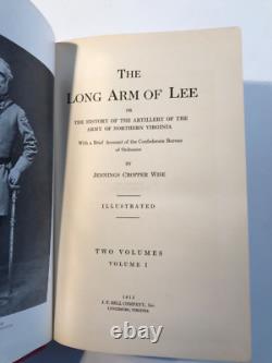 The Long Arm of Lee, Artillery Army of Northern Virginia, Wise, Civil War, 1915