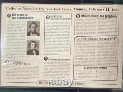 The New York Times Civil War Collector's Facsimile Edition Willibee And Ward