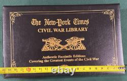 The New York Times Civil War Collector's Facsimile Edition Willibee And Ward