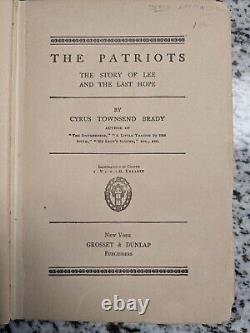 The Patriots, Cyrus Brady Extremely Rare 1906 1st Ed Confederate Flag Cover