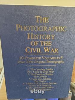 The Photgraphic History of the Civil War Set 1-5 With Box