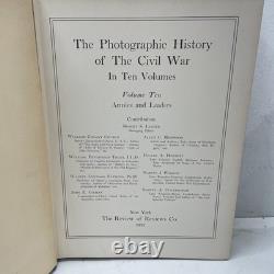 The Photographic History of the Civil War in 10 Volumes 1912 Complete Set
