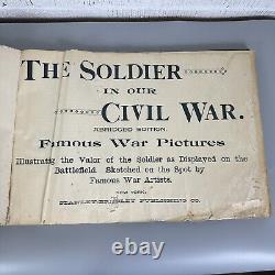 The Soldier in Our Civil War Abridged Edition Hardcover Book 1894 Illustrated