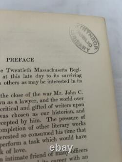 The Twentieth Regiment of Massachusetts Volunteer Infantry, Civil War, 1st ed