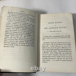 Three Months in the Southern States by Fremantle 1864 RARE Civil War Book Texas