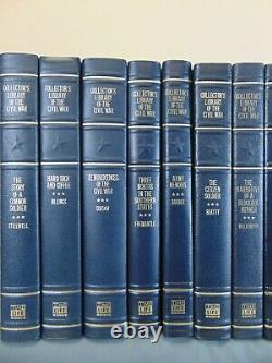 Time Life Books COLLECTORS LIBRARY OF THE CIVIL WAR Lot of 26 Leather-bound