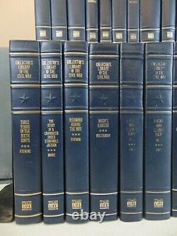 Time Life Books COLLECTORS LIBRARY OF THE CIVIL WAR Lot of 26 Leather-bound