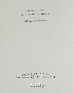 U. S. Grant Personal Memoirs 2 Books of Volume 1 & 11