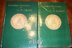 Ulysses S. Grant 1885 Memoirs (withRobert E. Lee 4 vol. Books)