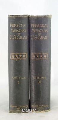 Ulysses S Grant First Edition 1885 Personal Memoirs Of U S Grant Hardcover