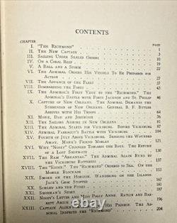 Under Fire Farragut Signal Boy Story Charles Bodder 1919 Civil War Antique Book