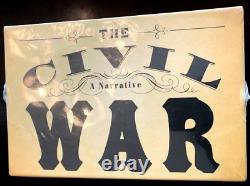 VERY RARE Perfectly Sealed -The Civil War-A Narrative by Shelby Foote 3 Vol