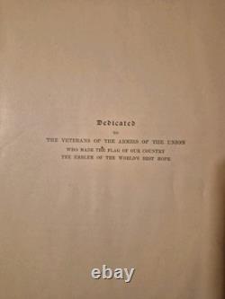 Vintage Civil War American History Book Illustrated 1888 Marching