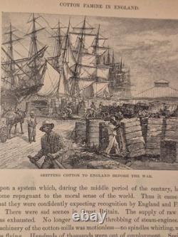 Vintage Civil War American History Book Illustrated 1888 Marching
