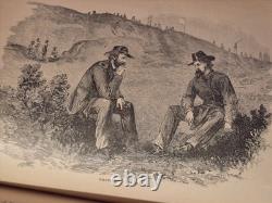 Vintage Civil War American History Book Illustrated 1888 Marching