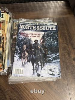 Vintage Lot of 62 NORTH & SOUTH Volume #1 #14 Issues! American Civil War