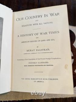 Vintage Military History Library Spanish American War WWI Civil War