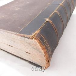 Worcester's Dictionary Antique Pre Civil War 1860 Electroprinted Lexicography