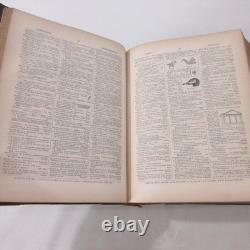 Worcester's Dictionary Antique Pre Civil War 1860 Electroprinted Lexicography