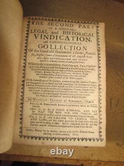 1655 Libertés, franchises, droits et lois des libres anglais par Prynne Guerre CIVILE