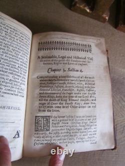 1655 Libertés, franchises, droits et lois des libres anglais par Prynne Guerre CIVILE