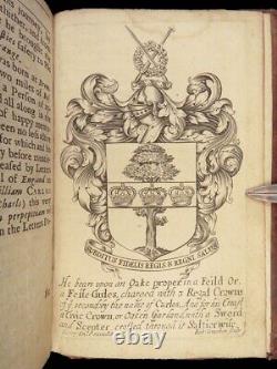 1660 Boscobel 1ère édition Évasion de Charles II Bataille de Worcester Guerre Civile Anglaise Blount