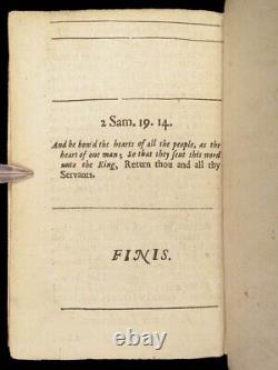 1660 Boscobel 1ère édition Évasion de Charles II Bataille de Worcester Guerre Civile Anglaise Blount