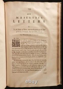 1662 Roi Charles Ier 1ère édition FOLIO de Eikon Basilike Martyr de l'Angleterre Guerre Civile anglaise