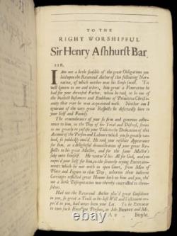 1696 Richard Baxter Guerre civile anglaise Autobiographie 1re Reliquiae Baxteriana