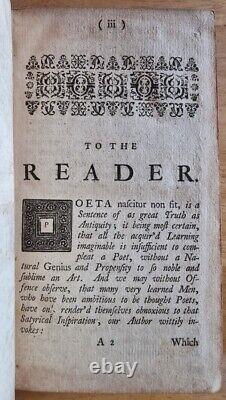 1739 / SAMUEL BUTLER HUDIBRAS en Trois Parties / Guerre Civile Anglaise / Puritanisme