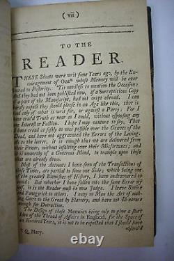 1749 Mémoires des transactions en Angleterre Révolution Charles I Guerre civile CUIR