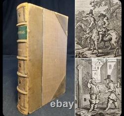 1761 Hudibras Dernières Guerres Samuel Butler PLANCHES EN CUIVRE HOGARTH Guerre Civile VG Antiquité