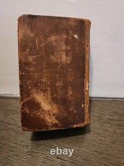 1832 La Sainte Bible Ancien et Nouveau Testament Alexander Towar Pré Guerre Civile