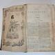 1840 Godey's Lady's Book Livre Ancien Relié Mode Pré-guerre De Sécession