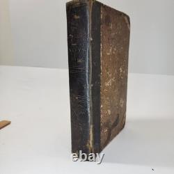 1840 Godey's Lady's Book Livre ancien relié mode pré-guerre de Sécession
