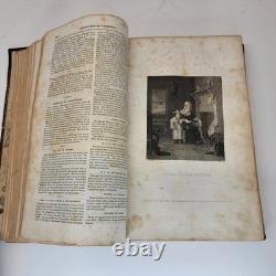 1840 Godey's Lady's Book Livre ancien relié mode pré-guerre de Sécession