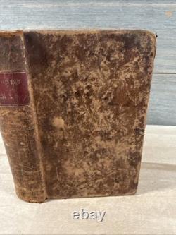 1848 CHANTS MÉTHODISTES capitaine W. Morton ÉPOQUE DE LA GUERRE CIVILE BIBLE ANTIQUE INTÉRÊT
