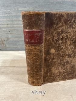 1848 CHANTS MÉTHODISTES capitaine W. Morton ÉPOQUE DE LA GUERRE CIVILE BIBLE ANTIQUE INTÉRÊT