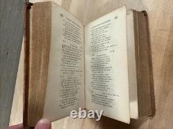 1848 CHANTS MÉTHODISTES capitaine W. Morton ÉPOQUE DE LA GUERRE CIVILE BIBLE ANTIQUE INTÉRÊT