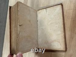 1848 CHANTS MÉTHODISTES capitaine W. Morton ÉPOQUE DE LA GUERRE CIVILE BIBLE ANTIQUE INTÉRÊT