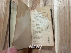1850 Nouveau Testament Société biblique américaine d’avant la guerre de Sécession antique ancien
