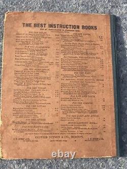 1853 Résumé pré-guerre civile du livre d'école de guitare de Carcassi RARE