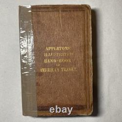 1860 Guide de voyage américain d’Appleton CARTES ANTIQUES Époque de la guerre de Sécession Tennessee Canada