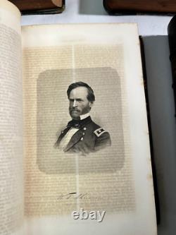 1861-1865 L'Annuaire Américain Cyclopédique Registre des Événements Importants Guerre Civile