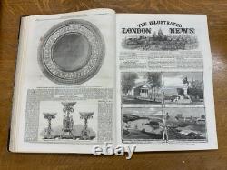 1861 Illus. Londres Nouvelles Vol. XXXIX, Juil Déc, Nos. 1097-1124 Guerre Civile Am.