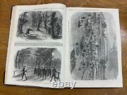 1861 Illus. Londres Nouvelles Vol. XXXIX, Juil Déc, Nos. 1097-1124 Guerre Civile Am.