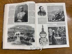 1861 Illus. Londres Nouvelles Vol. XXXIX, Juil Déc, Nos. 1097-1124 Guerre Civile Am.