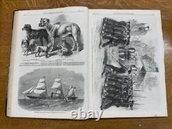 1861 Illus. Londres Nouvelles Vol. XXXIX, Juil Déc, Nos. 1097-1124 Guerre Civile Am.