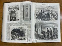 1861 Illus. Londres Nouvelles Vol. XXXIX, Juil Déc, Nos. 1097-1124 Guerre Civile Am.